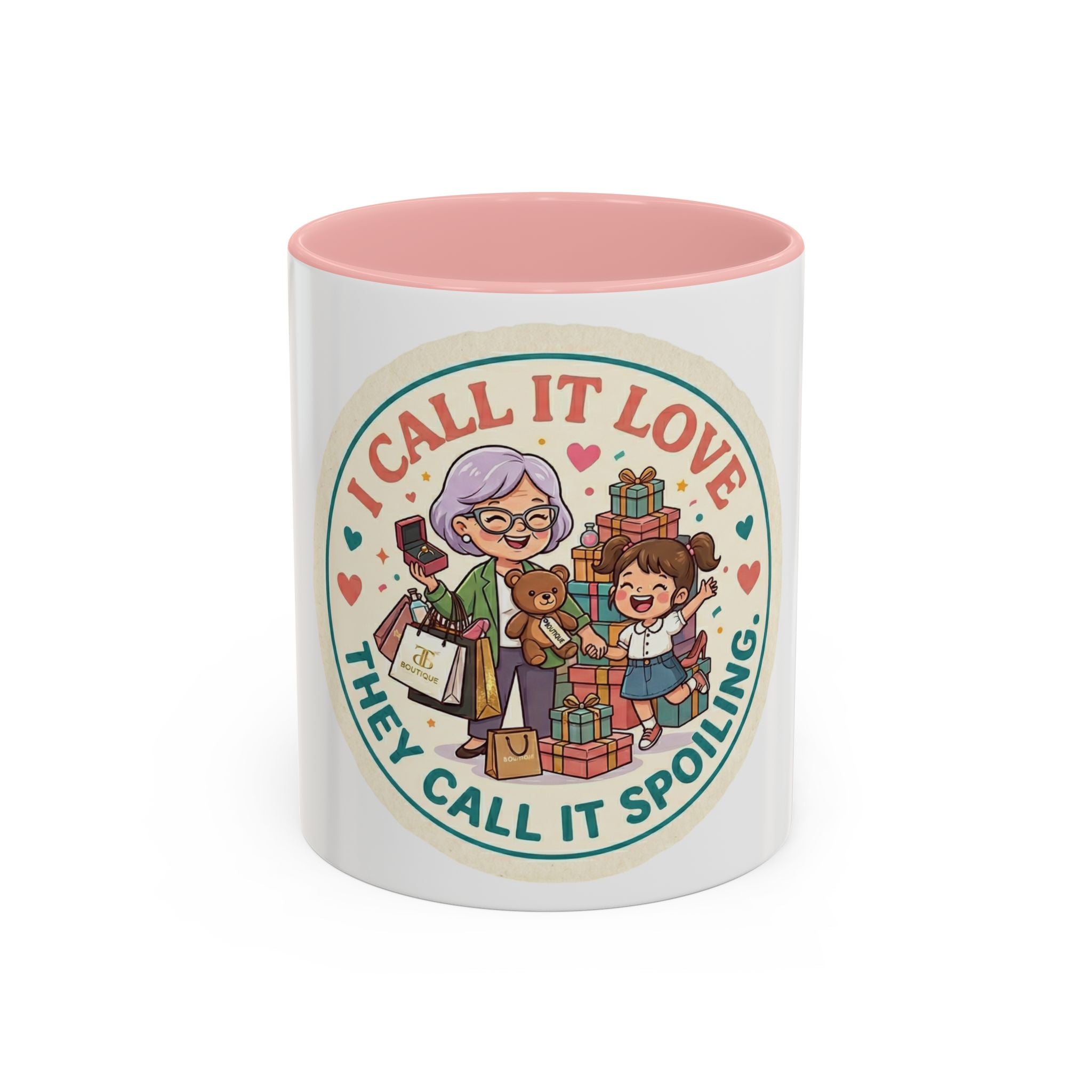 Coffee Mug — “I Call It Love, They Call It Spoiling” Grandmother Gift Mug