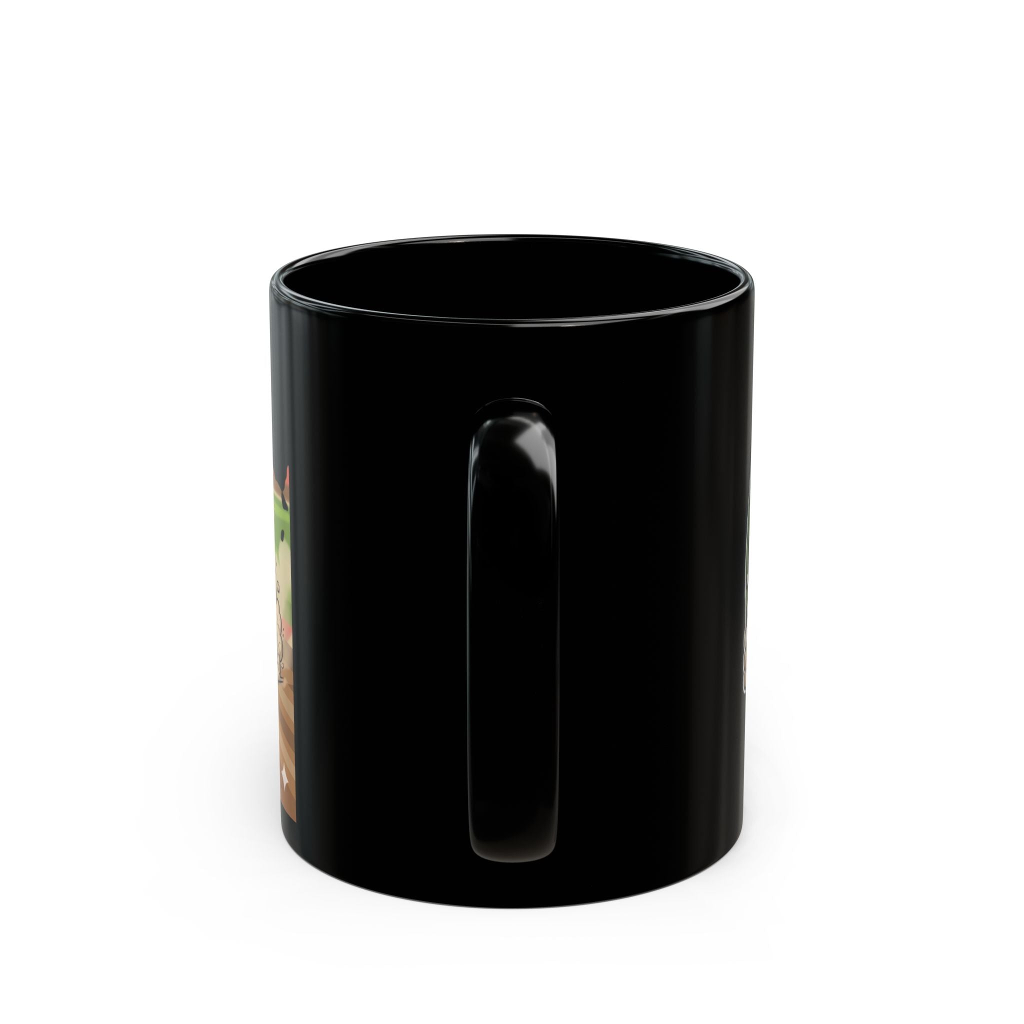 Grass Burner Racing Co. Black Mug — Lawn Mower Racing Funny "Tame the Myth, Bad Influence" Coffee Cup