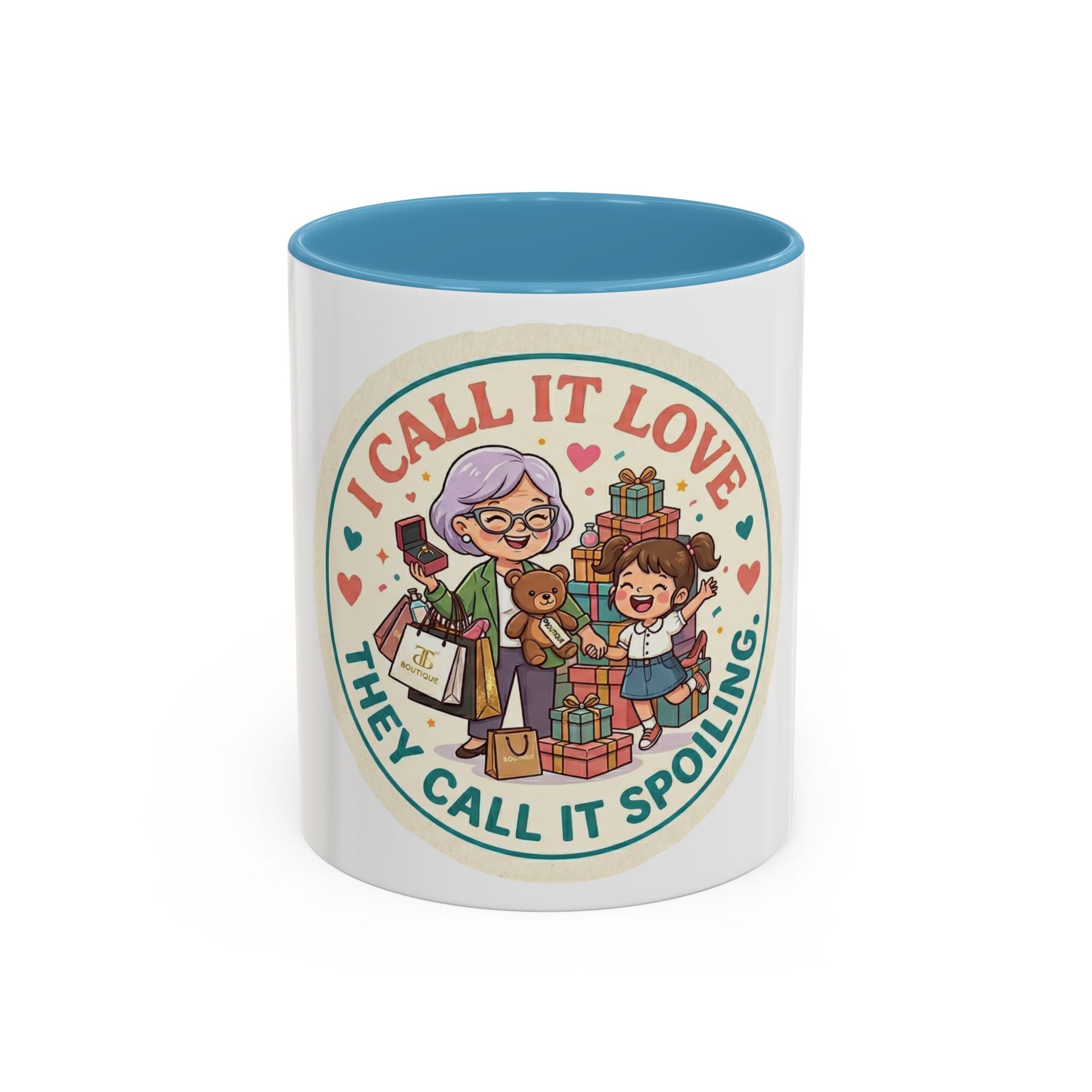 Coffee Mug — “I Call It Love, They Call It Spoiling” Grandmother Gift Mug