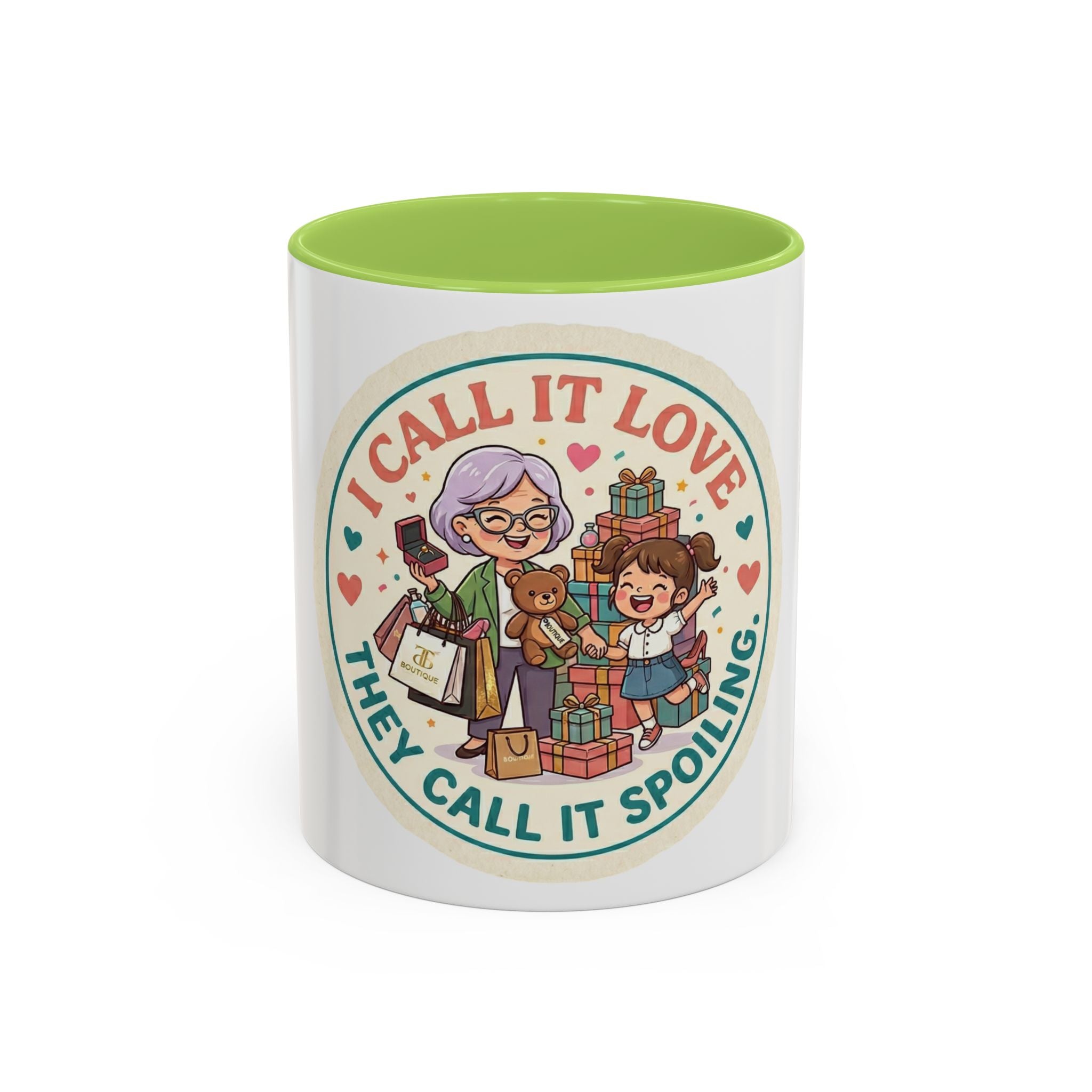 Coffee Mug — “I Call It Love, They Call It Spoiling” Grandmother Gift Mug