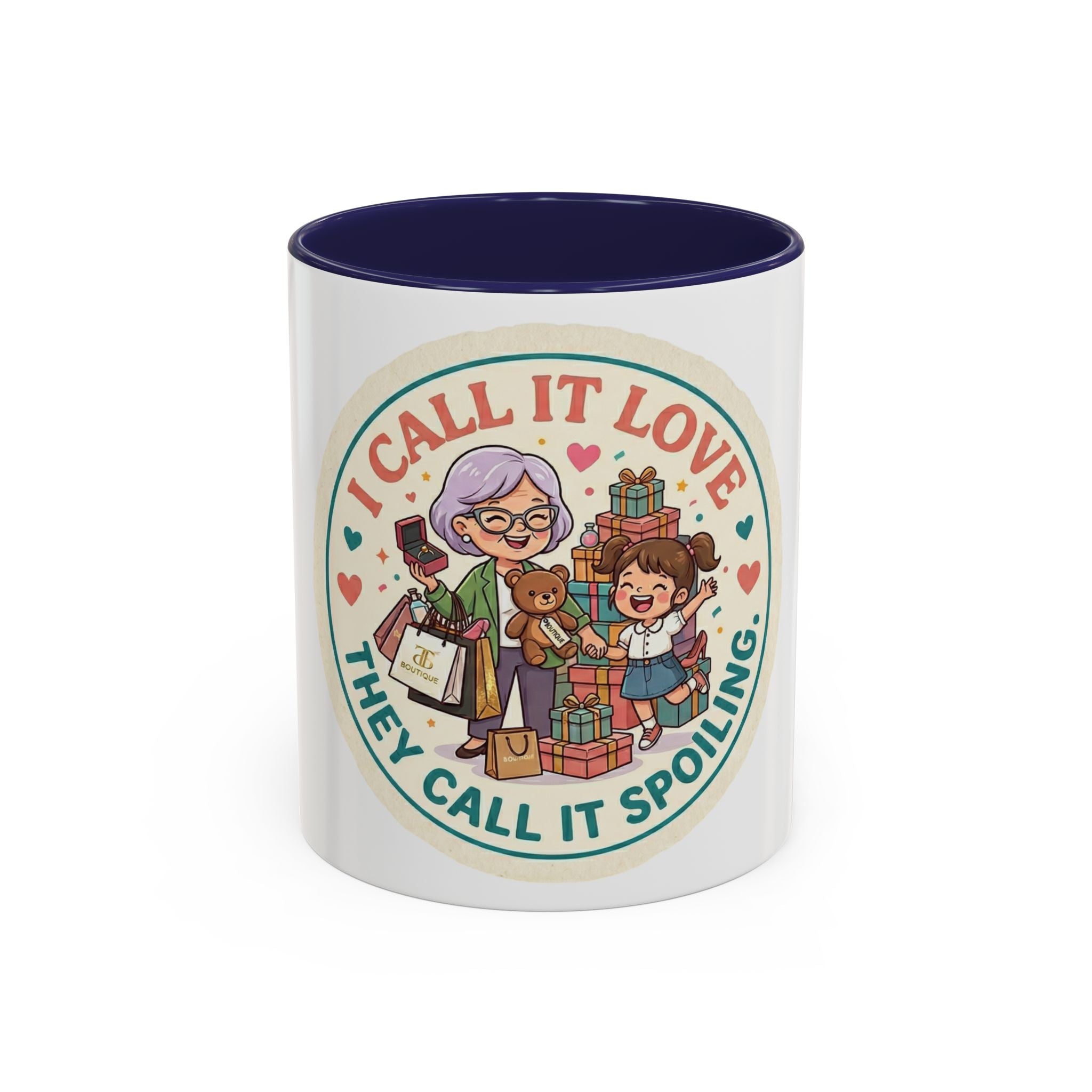 Coffee Mug — “I Call It Love, They Call It Spoiling” Grandmother Gift Mug